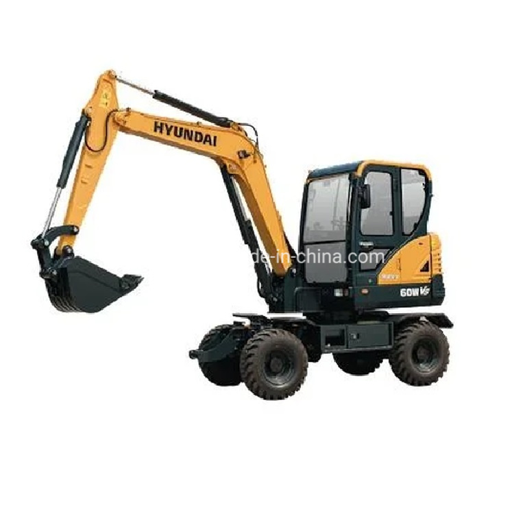 6ton Wheel Type Excavator R60wvs