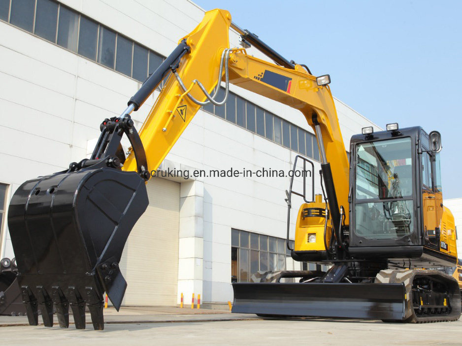 
                Escavatore cingolato idraulico Sy75c, marchio principale Cina, escavatore piccolo da 7 tonnellate
            