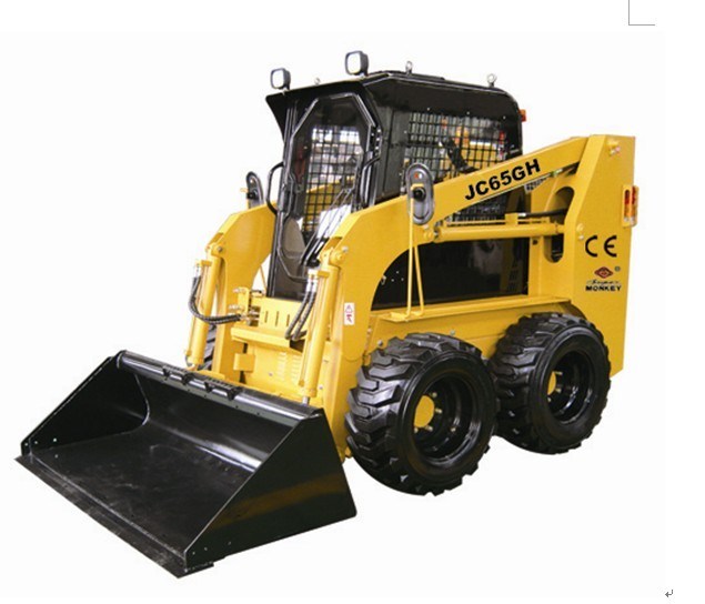 China 
                900kg 0,5cbm Jc65 Neuer Kompaktlader mit Dozer Blade
             Lieferant