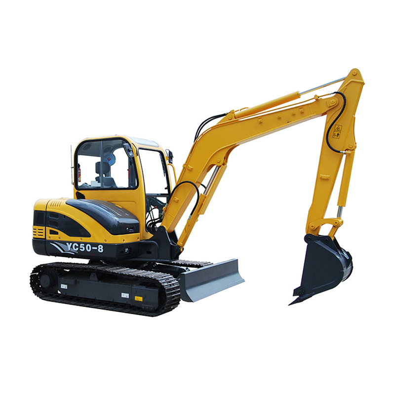 Better Stability Yuchai 5 Ton Hydraulic Digger Crawler Excavator Yc50-8