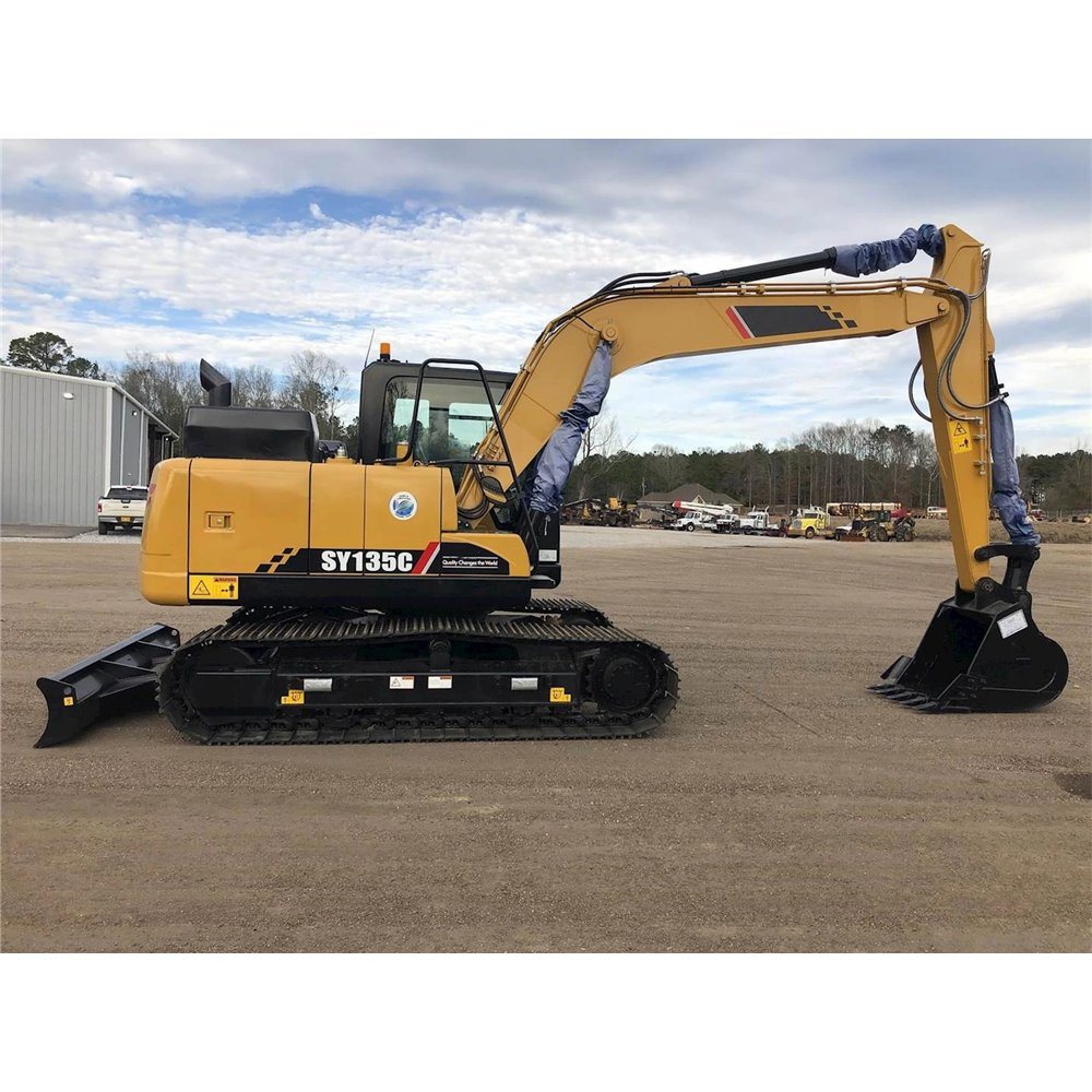 Brand New 13.5ton Crawler Excavator Sy135c Small Digger for Sale