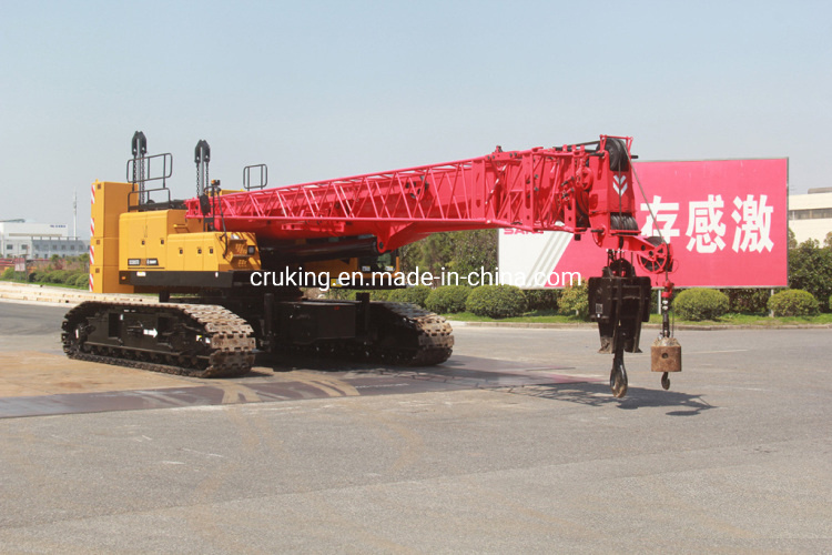 
                Novíssimo chinês 80ton lança telescópica gruas de lagartas Scc800TB
            