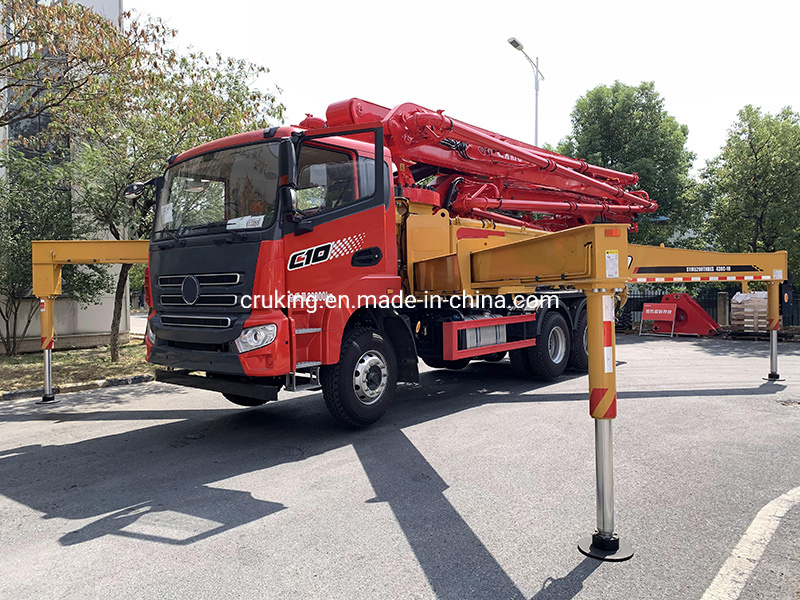 China 
                Goedkope Prijs 38m Truck-Mounted Pump Truck concrete pomp
             leverancier