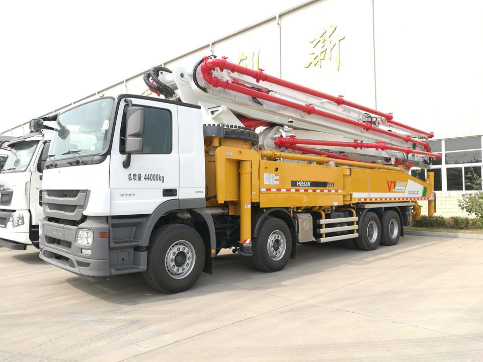 
                Cheap Price Concrete Truck Mounted Line Pump Hb58K with 58m on Sale
            