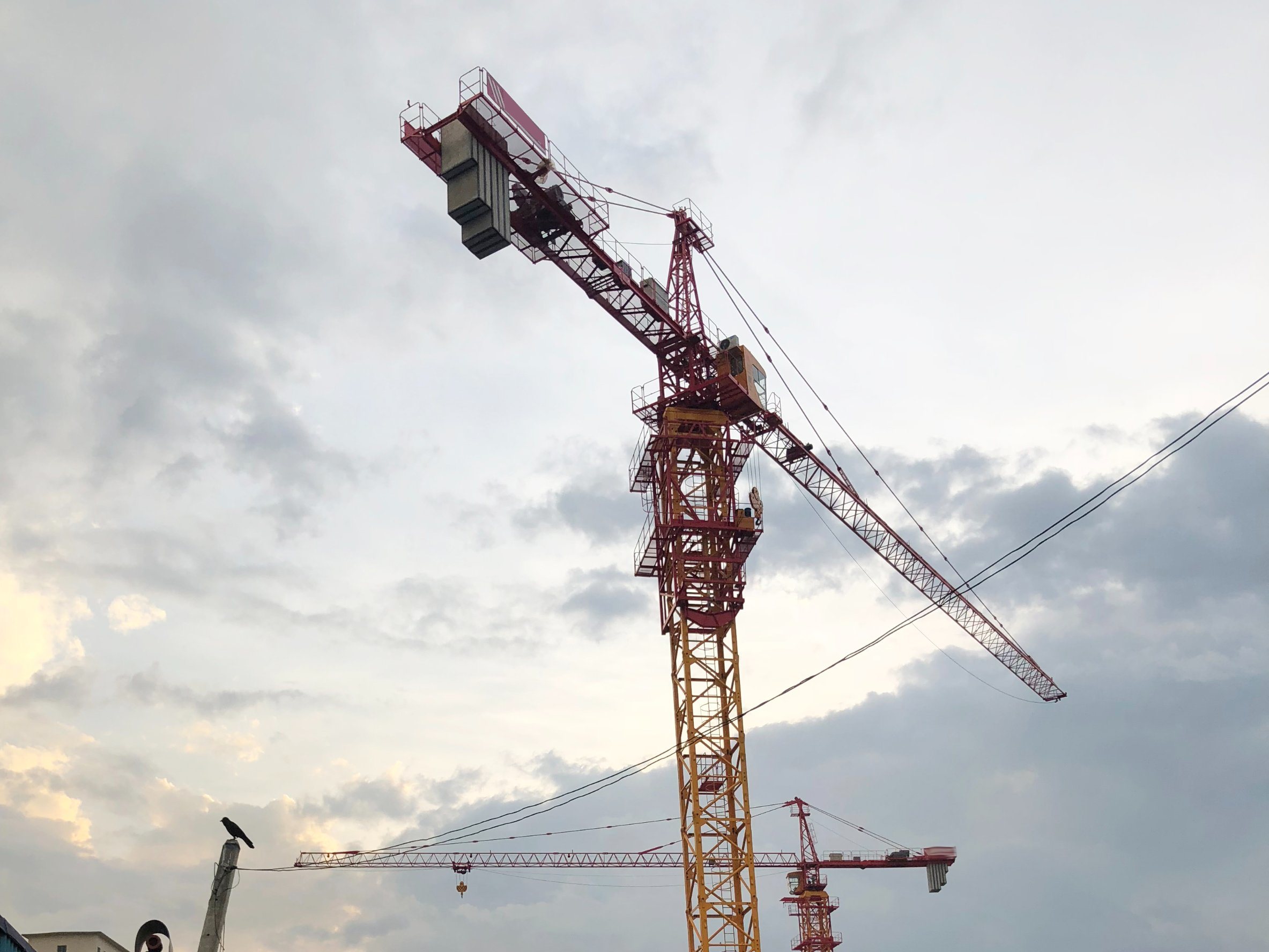 China 
                Más barato Alta Reflexión de alto edificio Syt80 Grúa torre
             proveedor