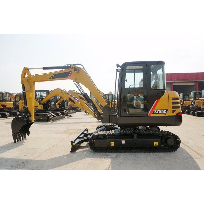 China 5780kg Crawler Excavator Sy55c Hydraulic Excavator in Stock