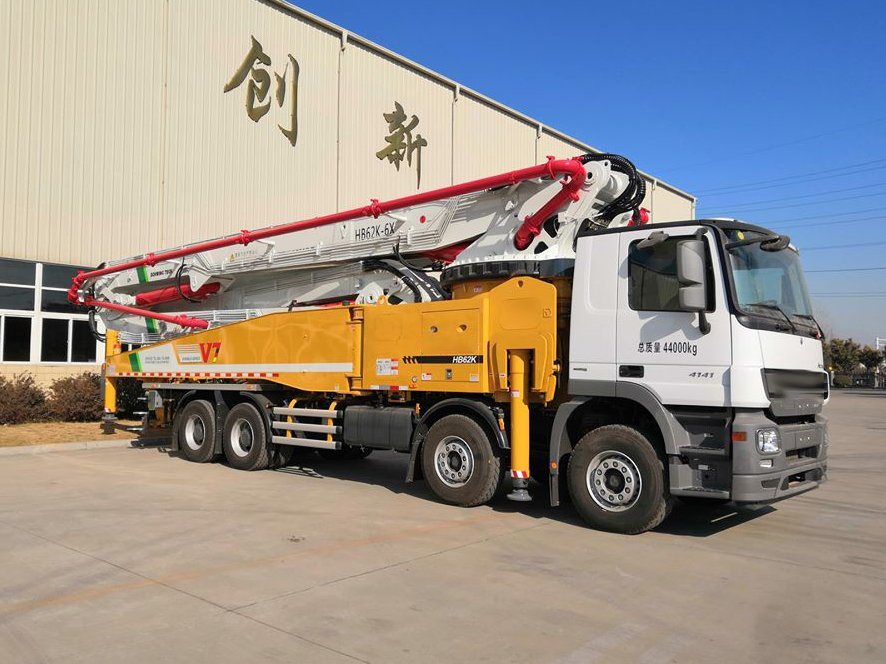 China Brand New 58m Truck Mounted Concrete Line Pump Hb58K Factory Price for Sale