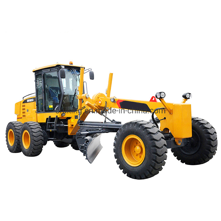 China Road Motor Grader Gr165 with Front Blade for Sale