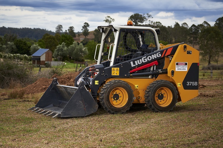 China Small Skid Steer Loader 375b 865kg Wheel Loader