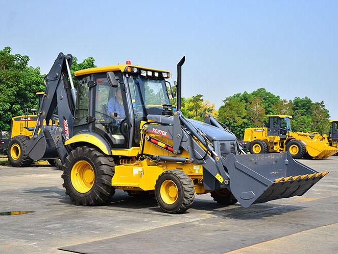 Chinese Official 4X4 Multifunction Small Backhoe Loader Xc870K