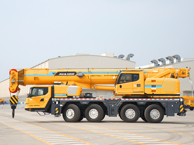 China 
                Oficiais chineses Truck Crane Guindaste 100 Ton All Terrain Crane Xca100
             fornecedor