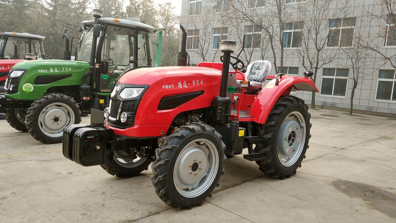 Chinese Top Brand Farm Tractor 80HP 4*4WD Wheel Tractor Lt804b