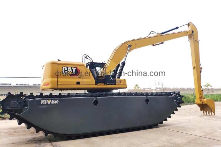 Cruking 18ton 20ton 22ton Amphibious Crawler Excavator Machine