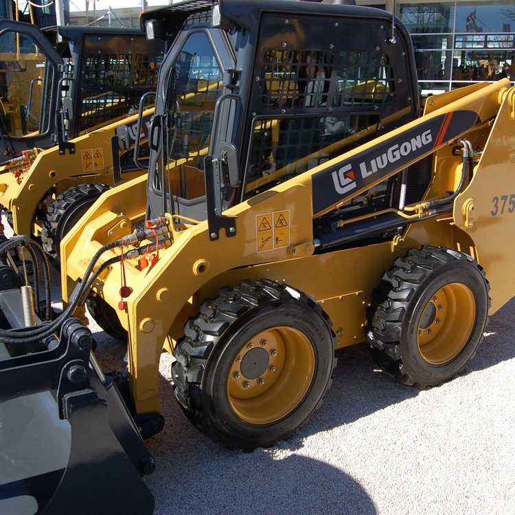 Cruking 865kg Skid Steer Loader 375b Mini Loader