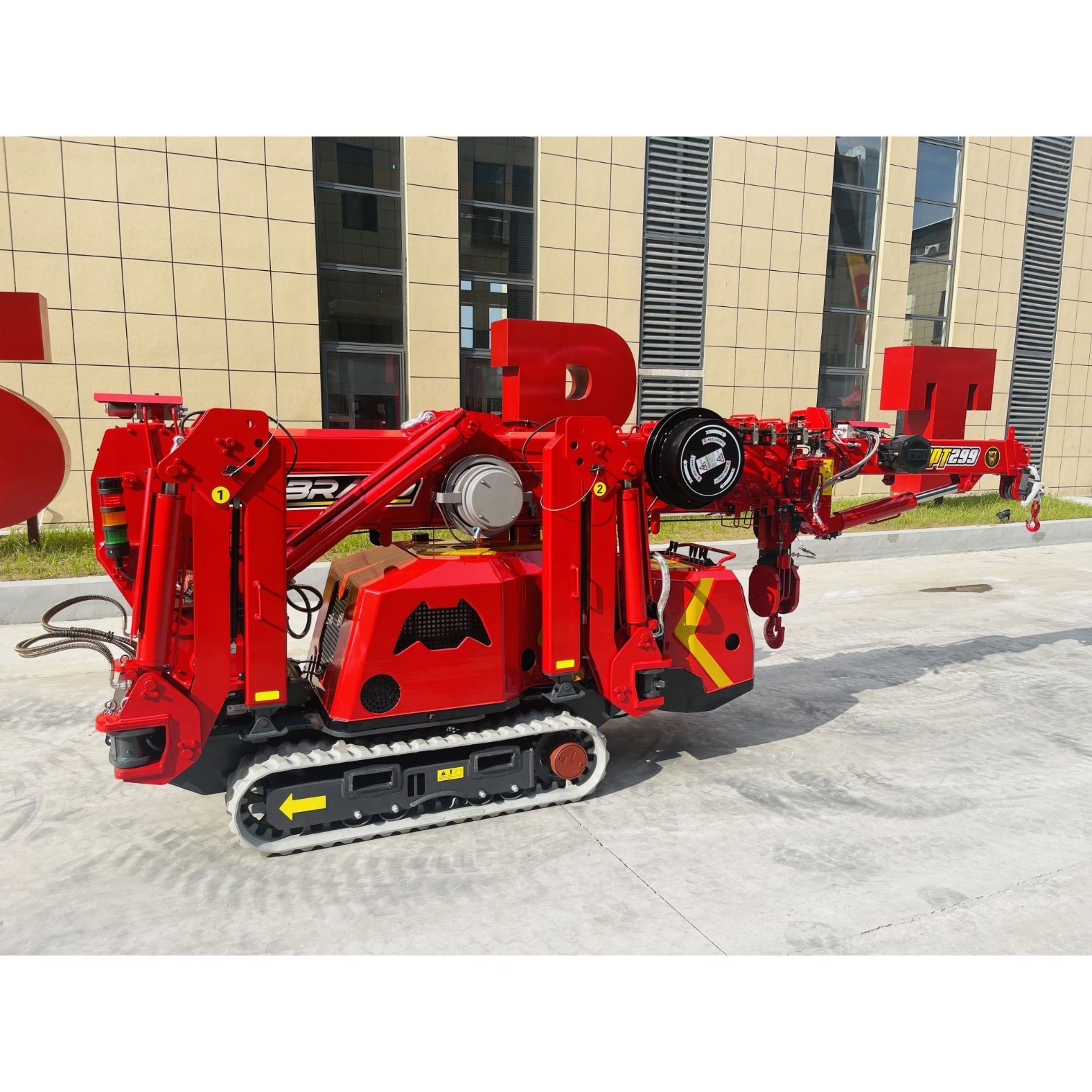 China 
                Cruking Spt Series 3ton Spider Crane Spt299
             leverancier