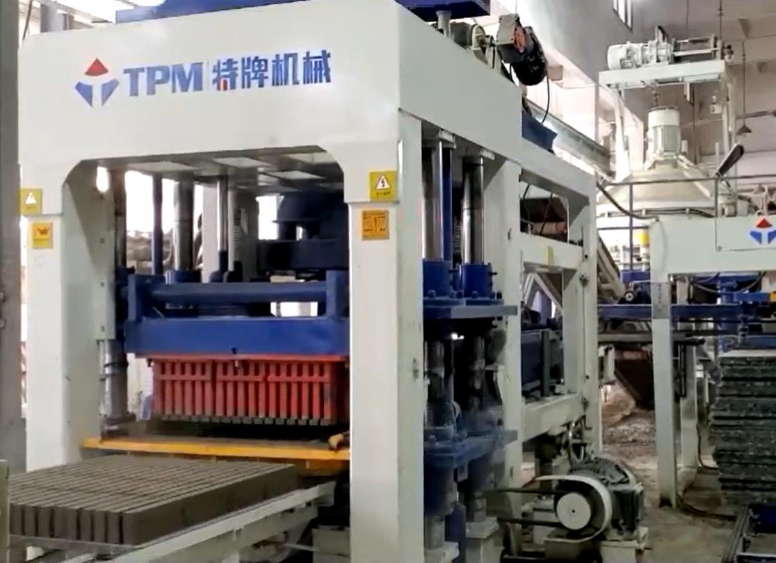 Factory Tpm8000 Concrete Interlock Chb Block Molding Machine Cement Automatic Brick Making Machine