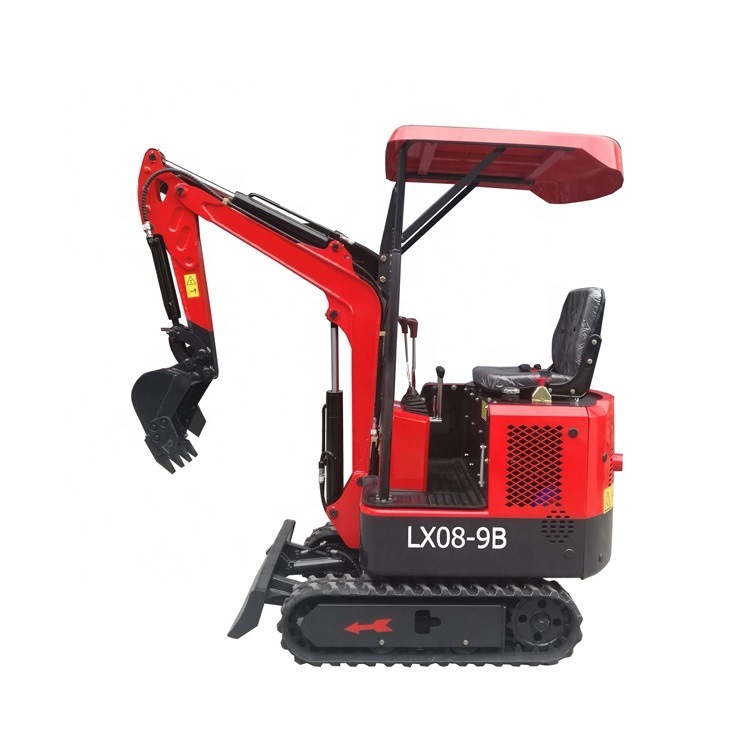 Farm Equipment 0.8 Ton Mini Excavator for Sale Lx08-9