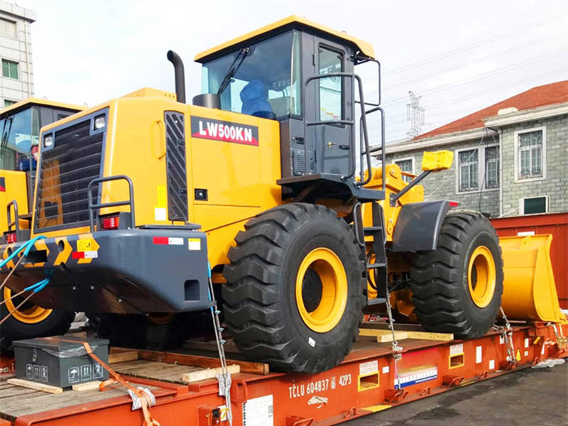 
                Un buen rendimiento de 5 toneladas de cargadora de ruedas hidráulicas LW500kn
            