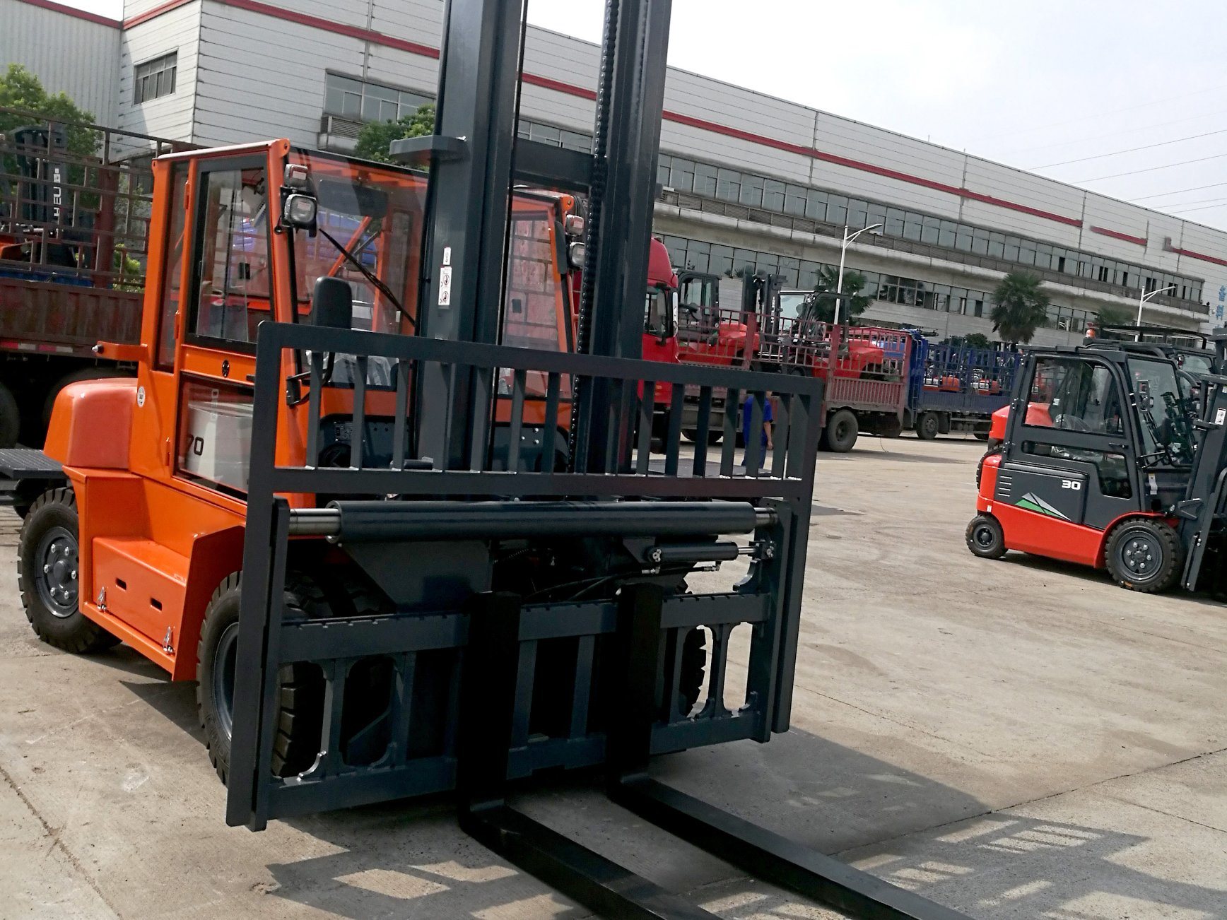 Heli 7 Ton Diesel Engine Power Forklift Cpcd70