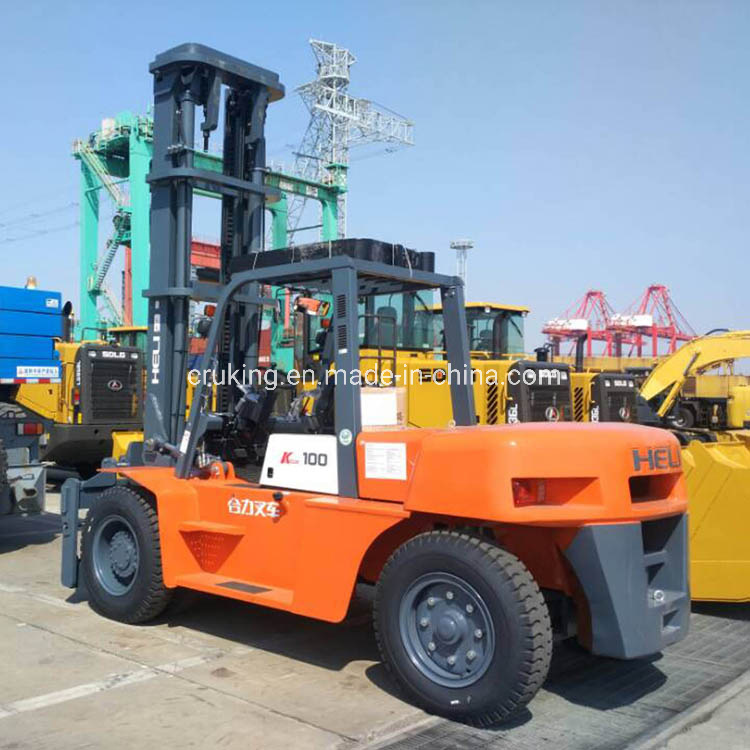 Heli Diesel Engine Forklift 10ton Forklifts Cpcd100