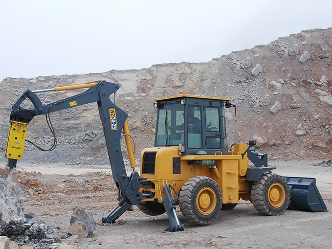 High Performance Wz30-25 4 Wheel Drive Backhoe for Sale