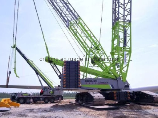 High Performance Zcc550h-1 55tons Telescope Boom Crawler Crane Good Price for Sale