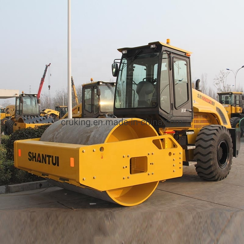 High Quality Shantui Sr22mA 22t Single Steel Drum Vibratory Road Roller