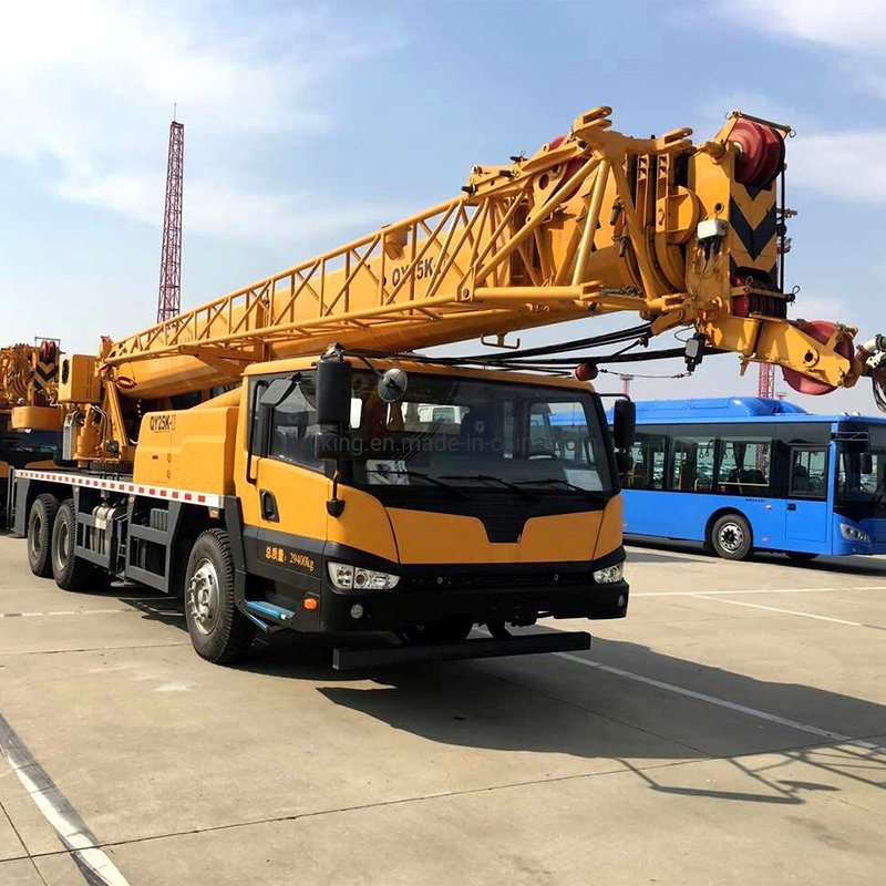 China 
                Venta en caliente 5 secciones 25ton Mobile Crane Qy25K5d
             proveedor