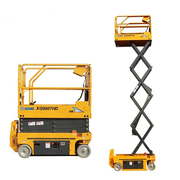 
                Hot Sale 8 meter Xg0807HD Warehouse Transfer Self Propelled Electric Schaarlift
            