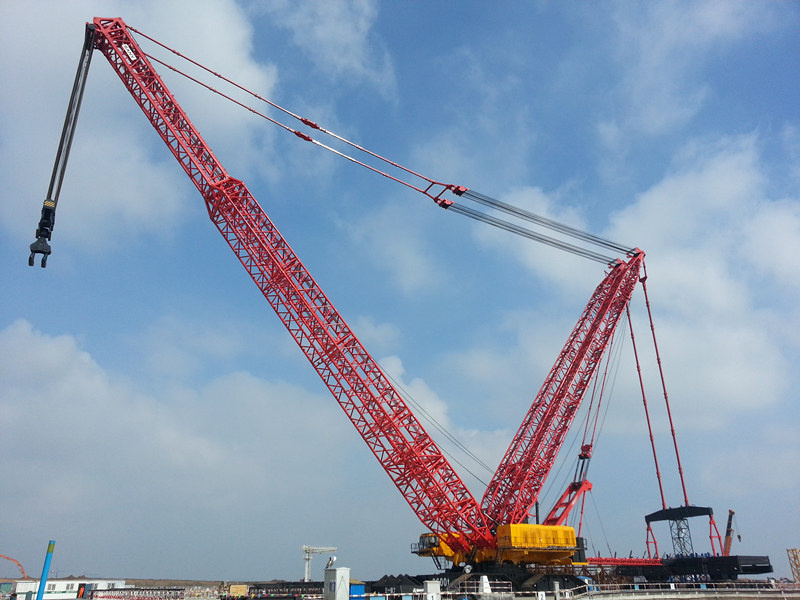 China 
                Hot Sale 브랜드 New Crawler Crane 400ton Crane Scc4000A
             supplier