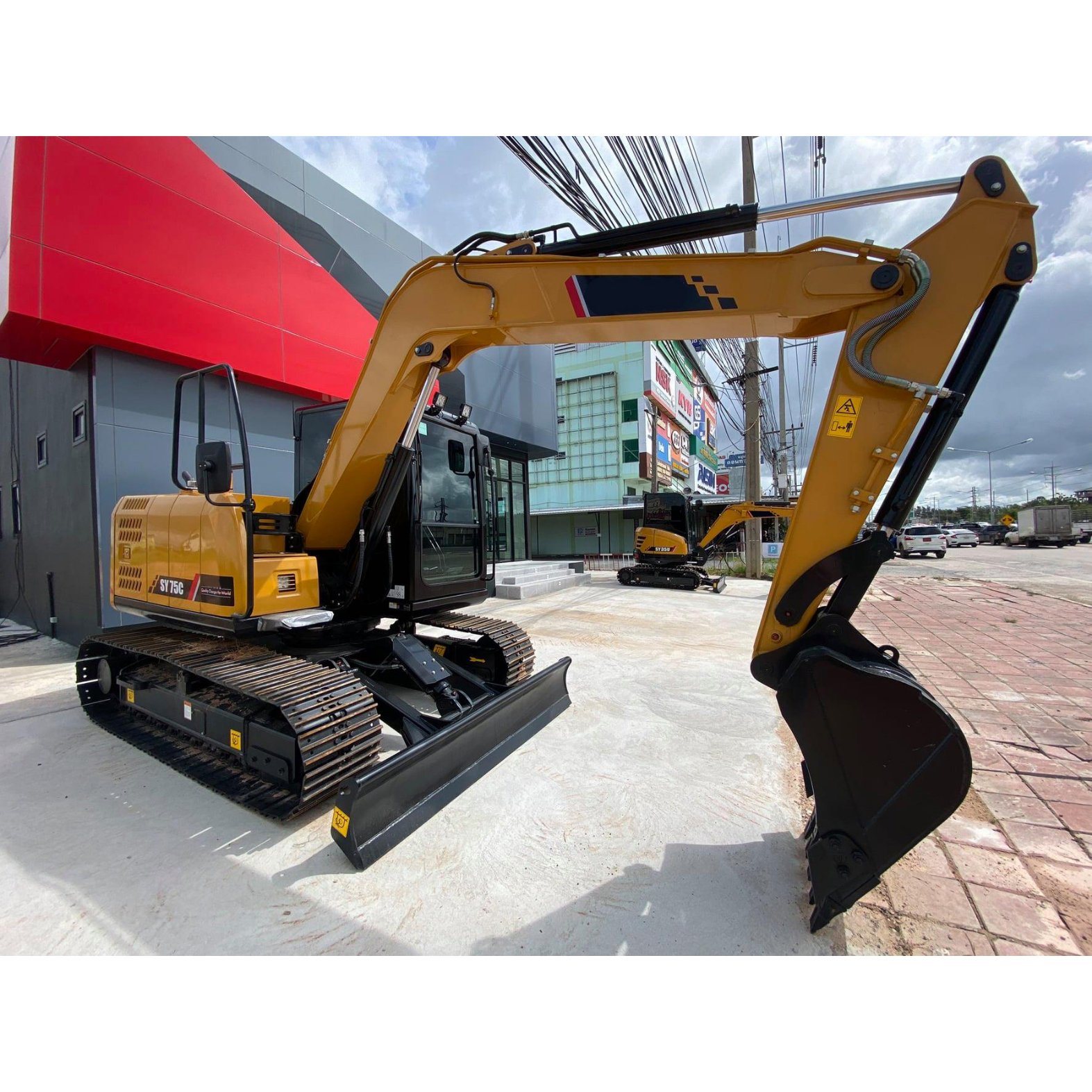 Hot Sale Sy75c Crawler Excavator 7.5ton Hydraulic Digger