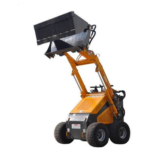 Hysoon Mini Walk Behind Loader Skid Steer Loader Hy380 for Sale