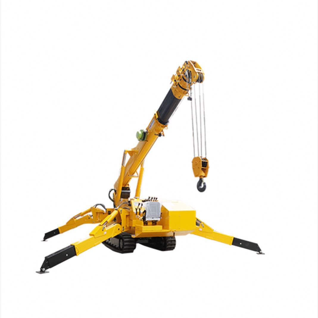 Kb1.0 Mini Crawler Spider Cranes with 1ton Capacity for Airport