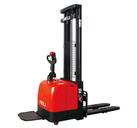 Logistics Machine 1.2 Ton Electric Stacker Cpd12 Forklift on Sale