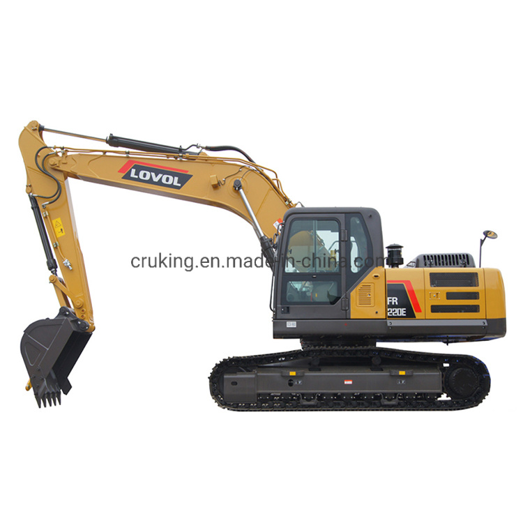 Lovol Fr220d Digger Crawler Excavators Factory Price Construction Equipment