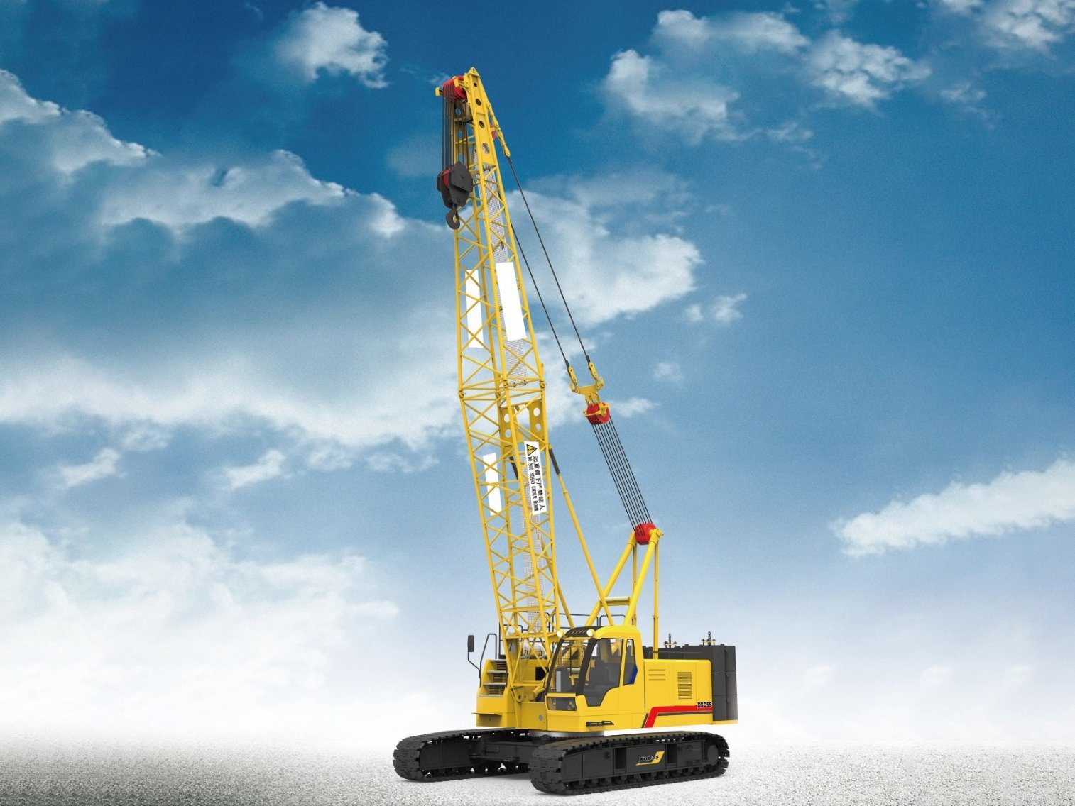 China 
                メーカーは、 High 55 Ton crawler Crane Xgc55 を大量に使用して販売しています
             supplier