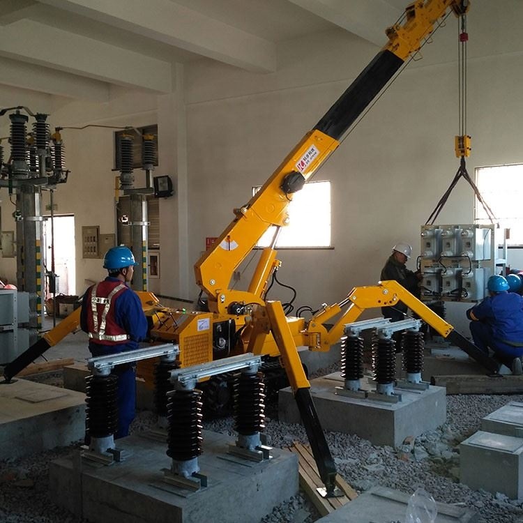 Mini Spider Cranes Spider Lift Crawler Crane Kb1.0 for Construction Work