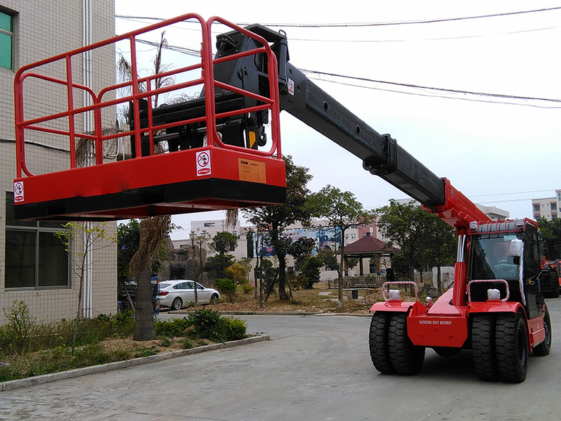 New Hydraulic 7m 5t Telehandler Telescopic Forklift Hnt50-2