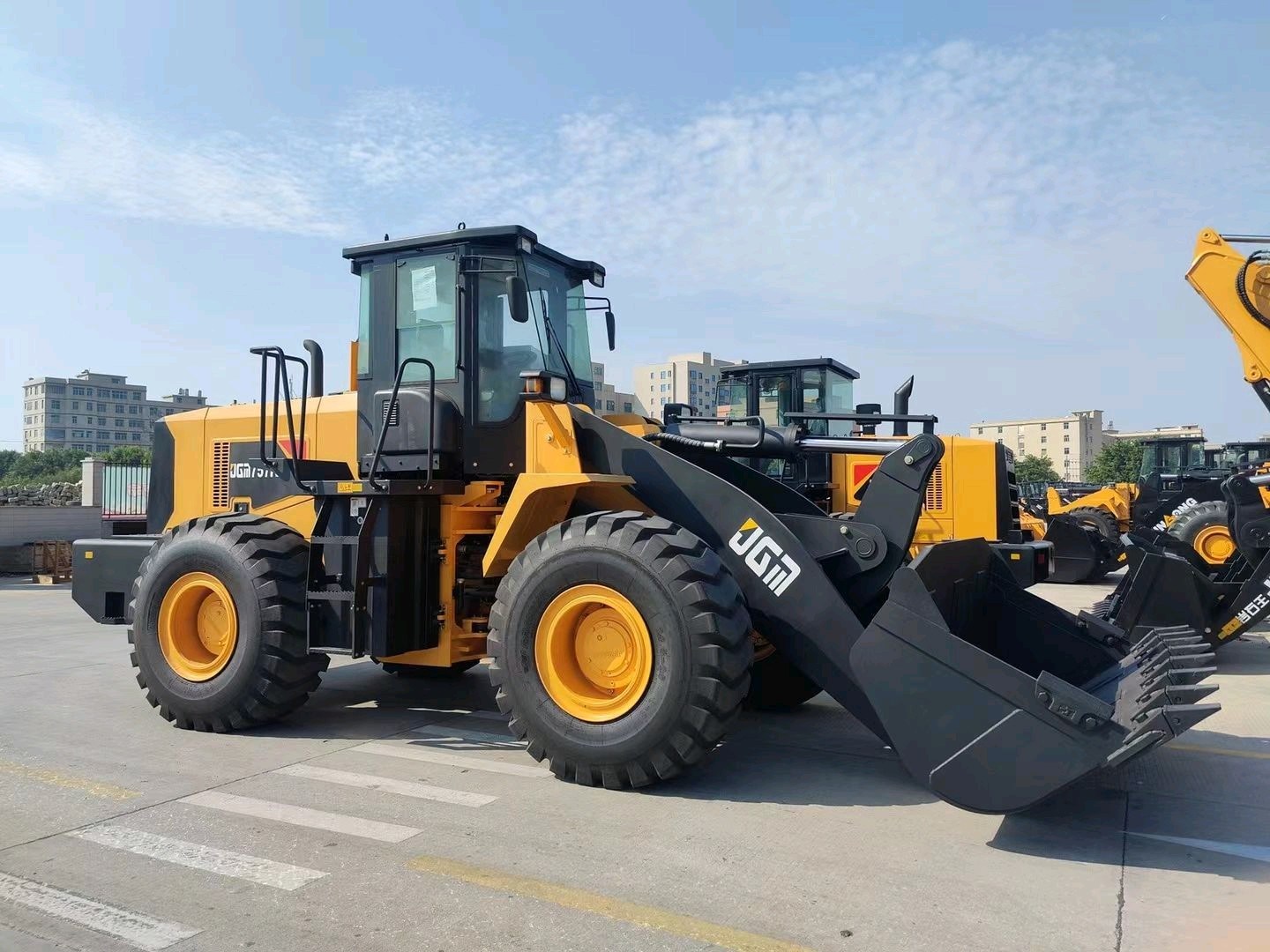 New Hydraulic Easy to Operate Mini Loader Jgm757 5t Wheel Loader