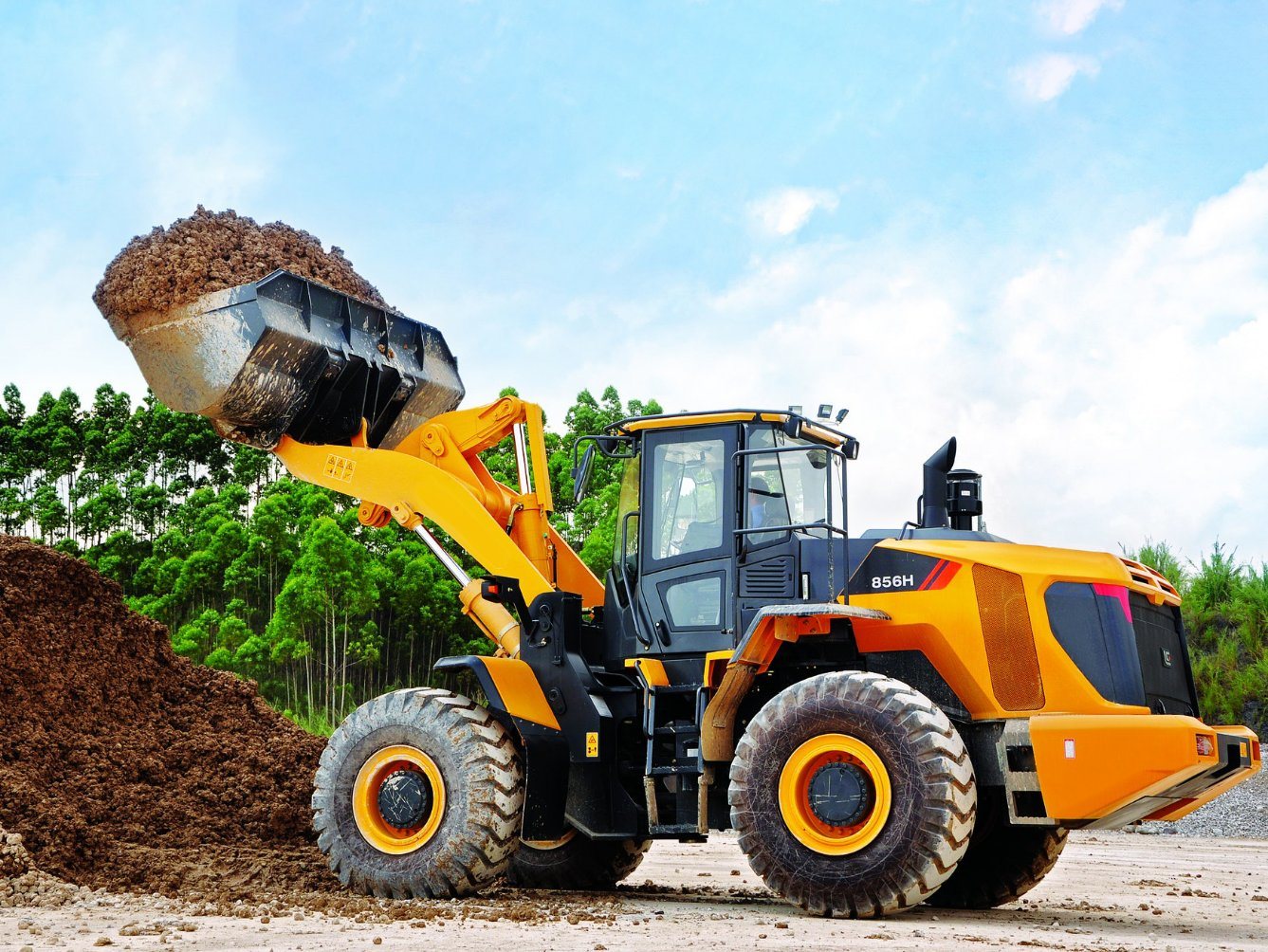 New Wheel Loader Cheap 5 Ton Wheel Loader Clg856h with High Quality
