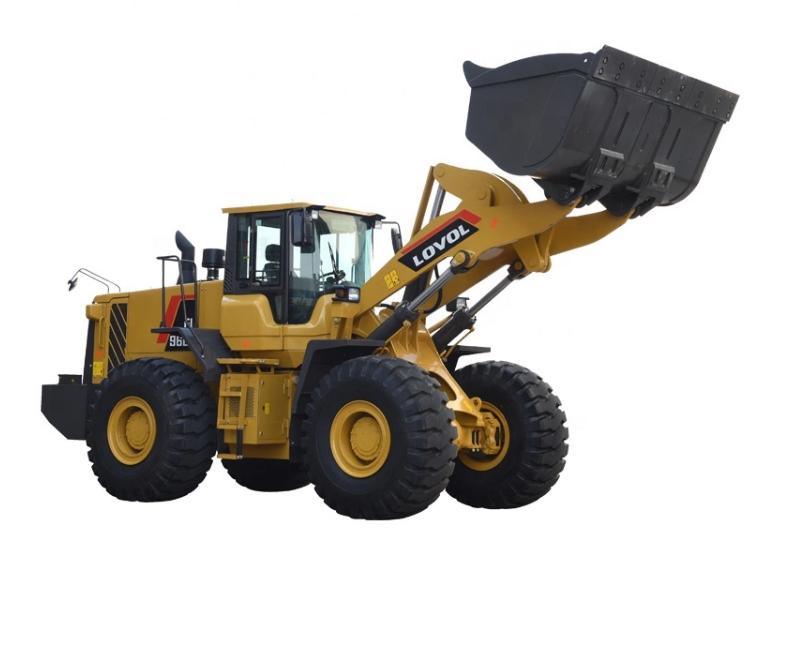 Official 6tons Wheel Loader Lovol FL960K High Efficient Front End Loader Capacity