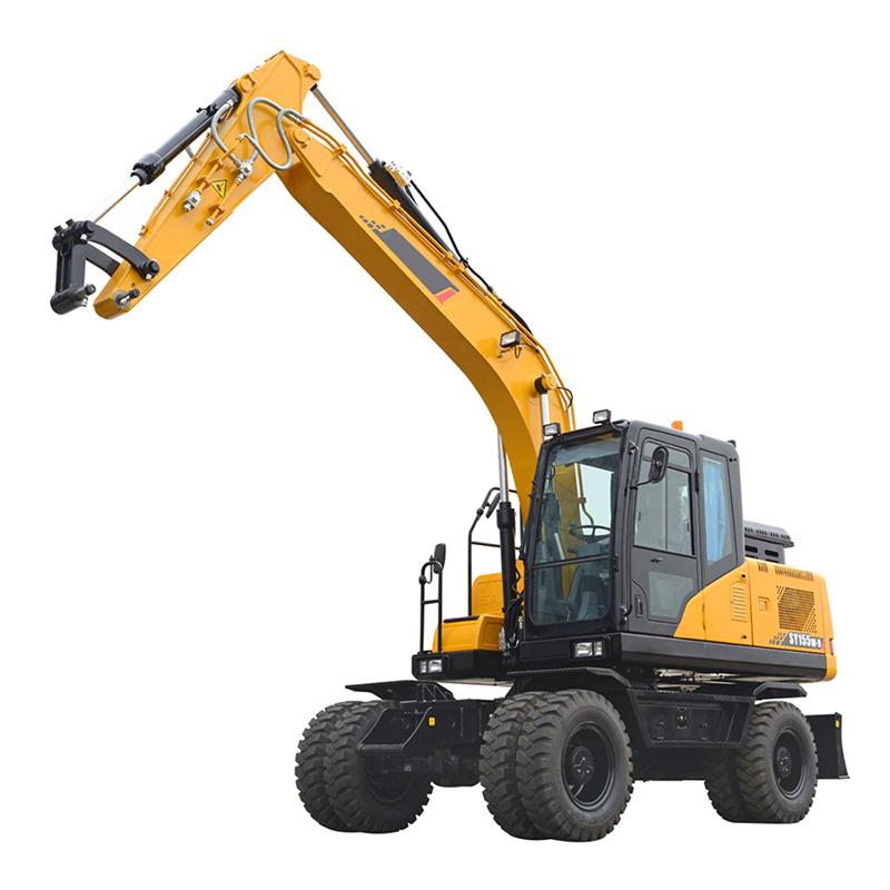 Official Manufacturer 16 Ton Cheap Mini Wheel Excavator Popular Sy155W