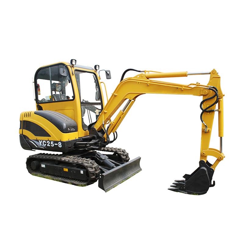 Official Manufacturer 2.8ton Yc25-8 Mini Crawler Excavator with 0.07cbm Bucket Best Wholesale Price