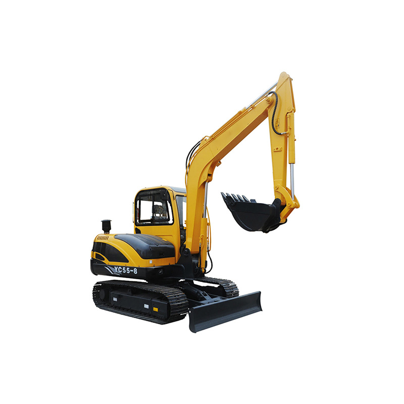 Official Manufacturer 55ton Yc55-8 Mini Crawler Excavator with 0.2cbm Bucket Price for South America Market