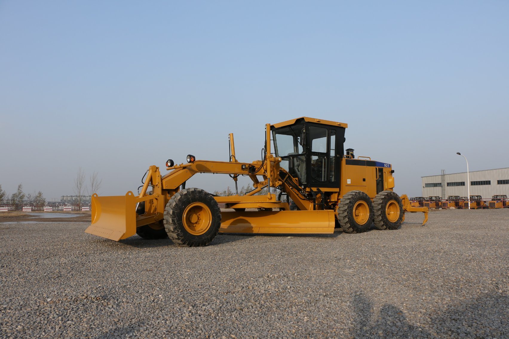 China 
                Wegbouwmachine 220HP Motor Grader Sem921 met ripper achter
             leverancier