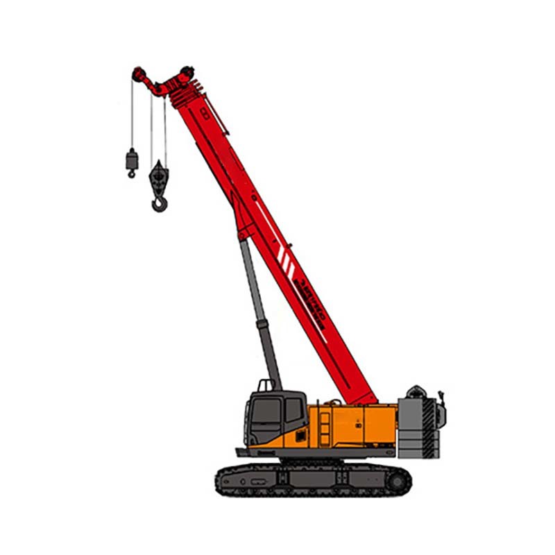 
                Le CCN550to grue télescopique 55tonne Grue sur chenilles
            