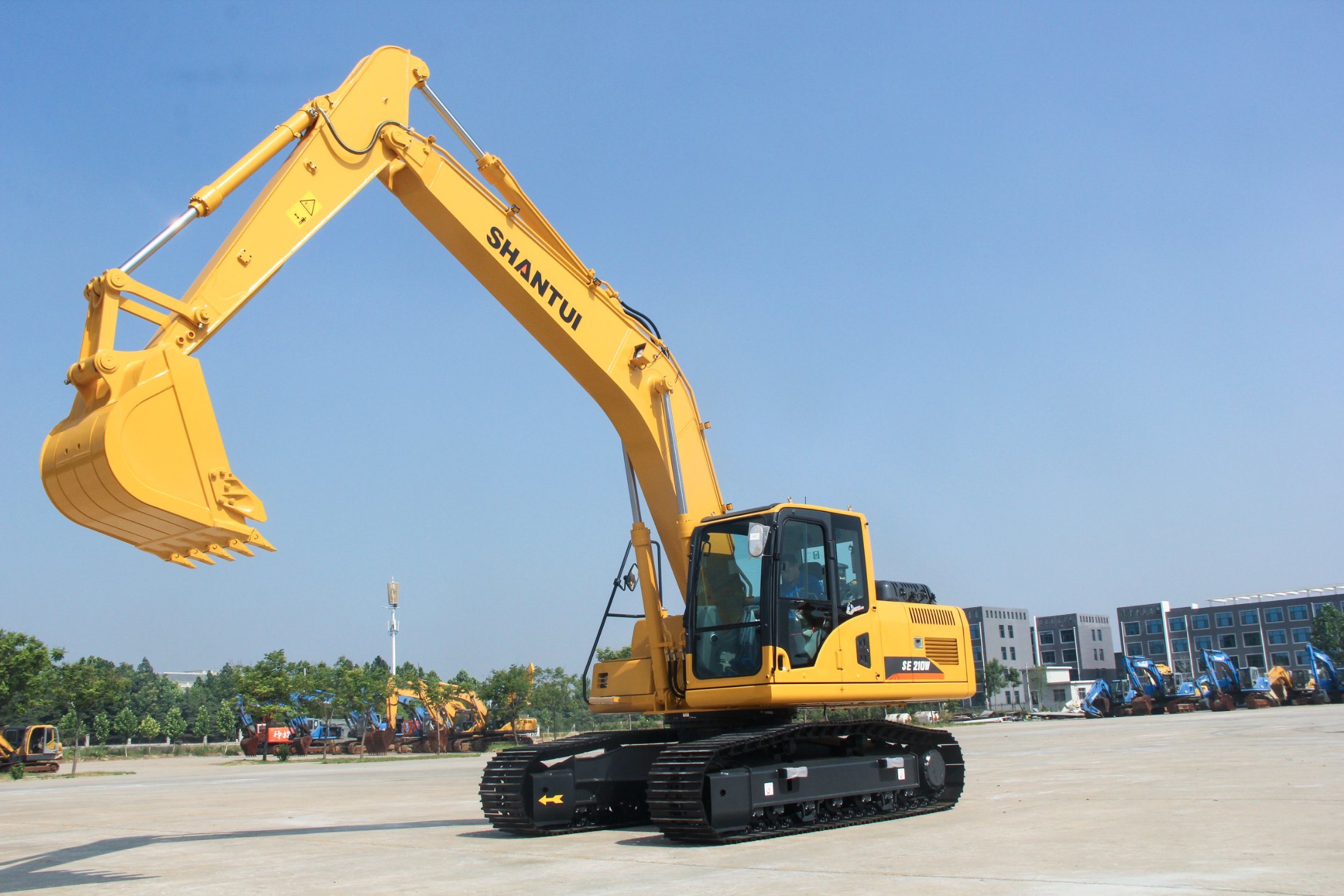 Shantui 21 Ton Excavator Se210W with Weichai Engine