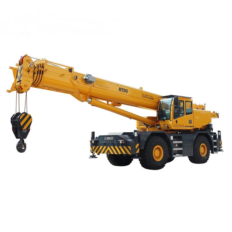 Small Medium Crane Rt50 50ton Rough Terrain Crane