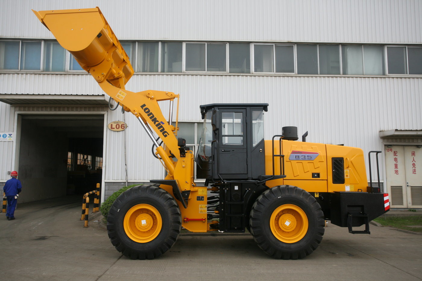Top Quality Lonking 3.5ton Wheel Loader Cdm835 with 1.8m3 Bucket Capacity