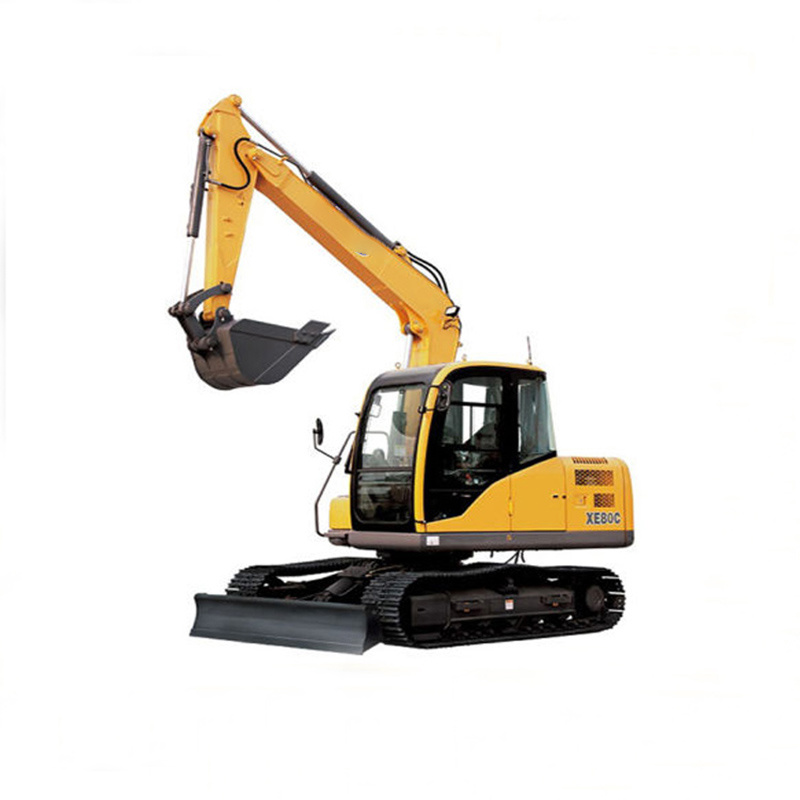 Xe80c Construction Equipment 8ton Mini Crawler Excavator